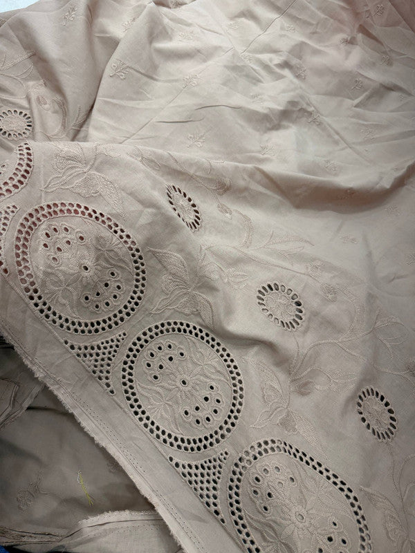Most Premium Pure Cotton Hakuba Chikankari Fabric