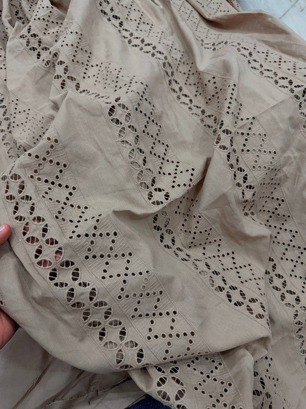 Most Premium Pure Cotton Hakuba Chikankari Fabric