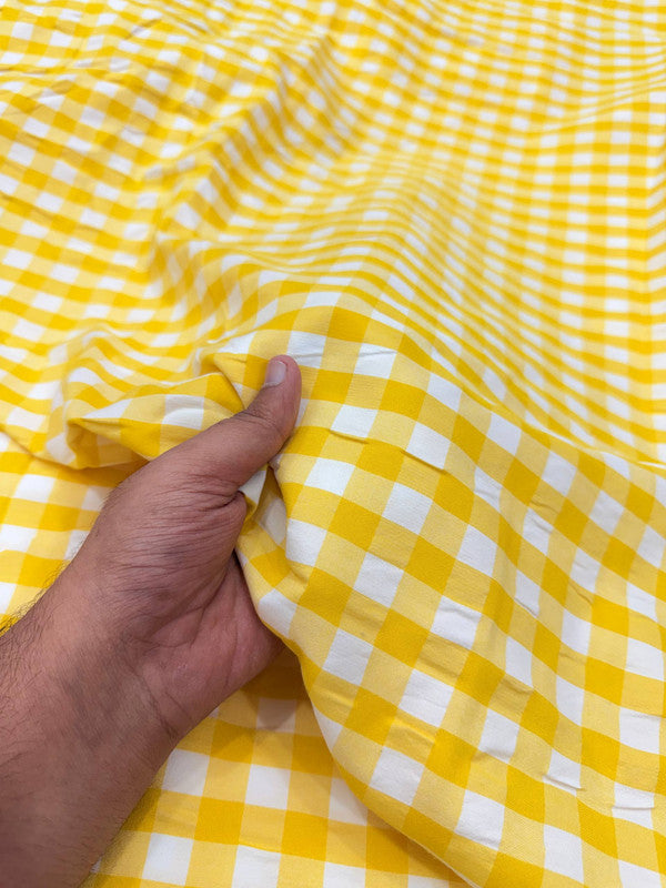 Most Premium Pure Sher Shakkar Cotton Checks PRINT (Big WIDTH!!)