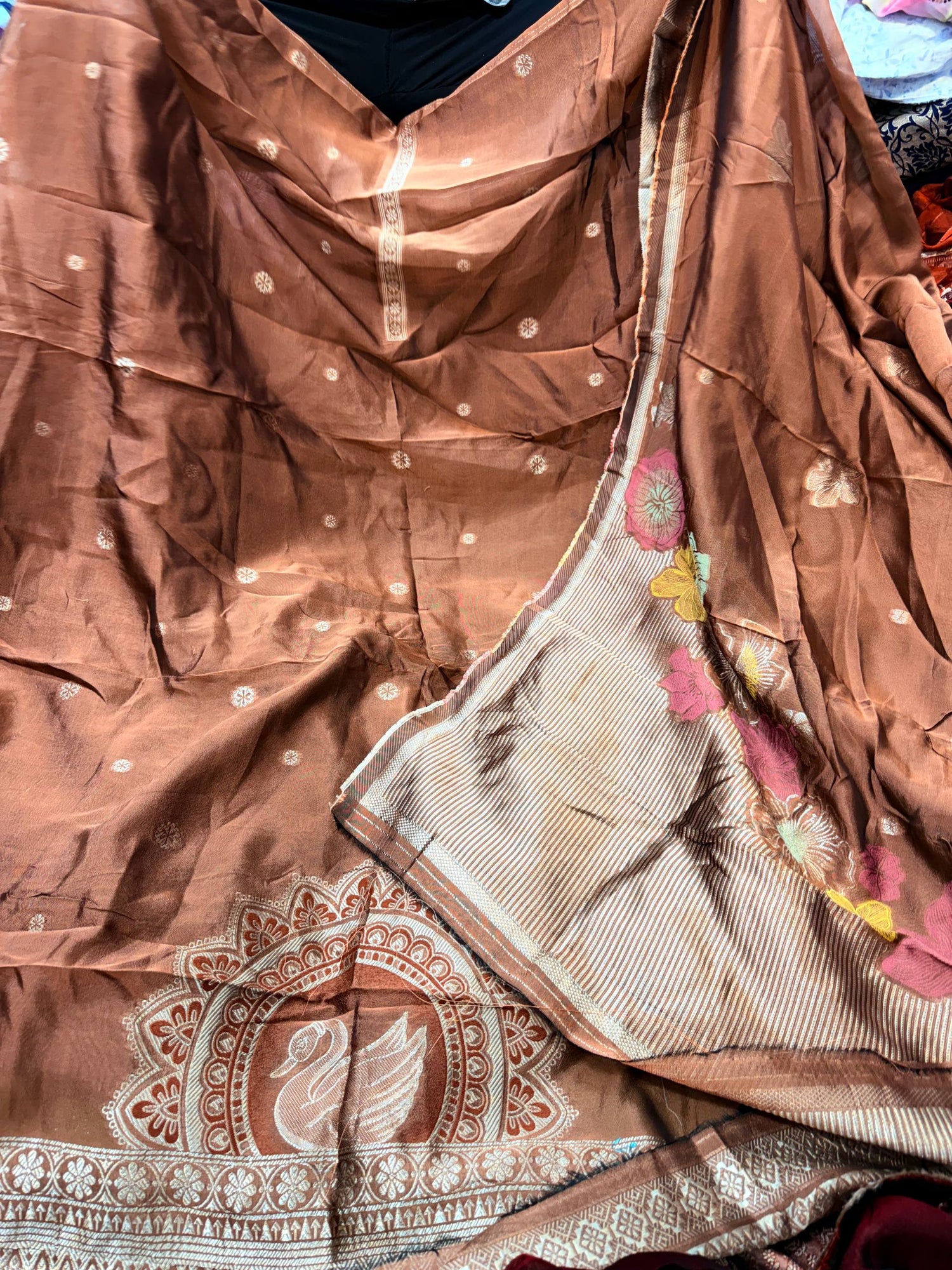 Most Premium Branded Pure Silk Kurta With Dupatta Set