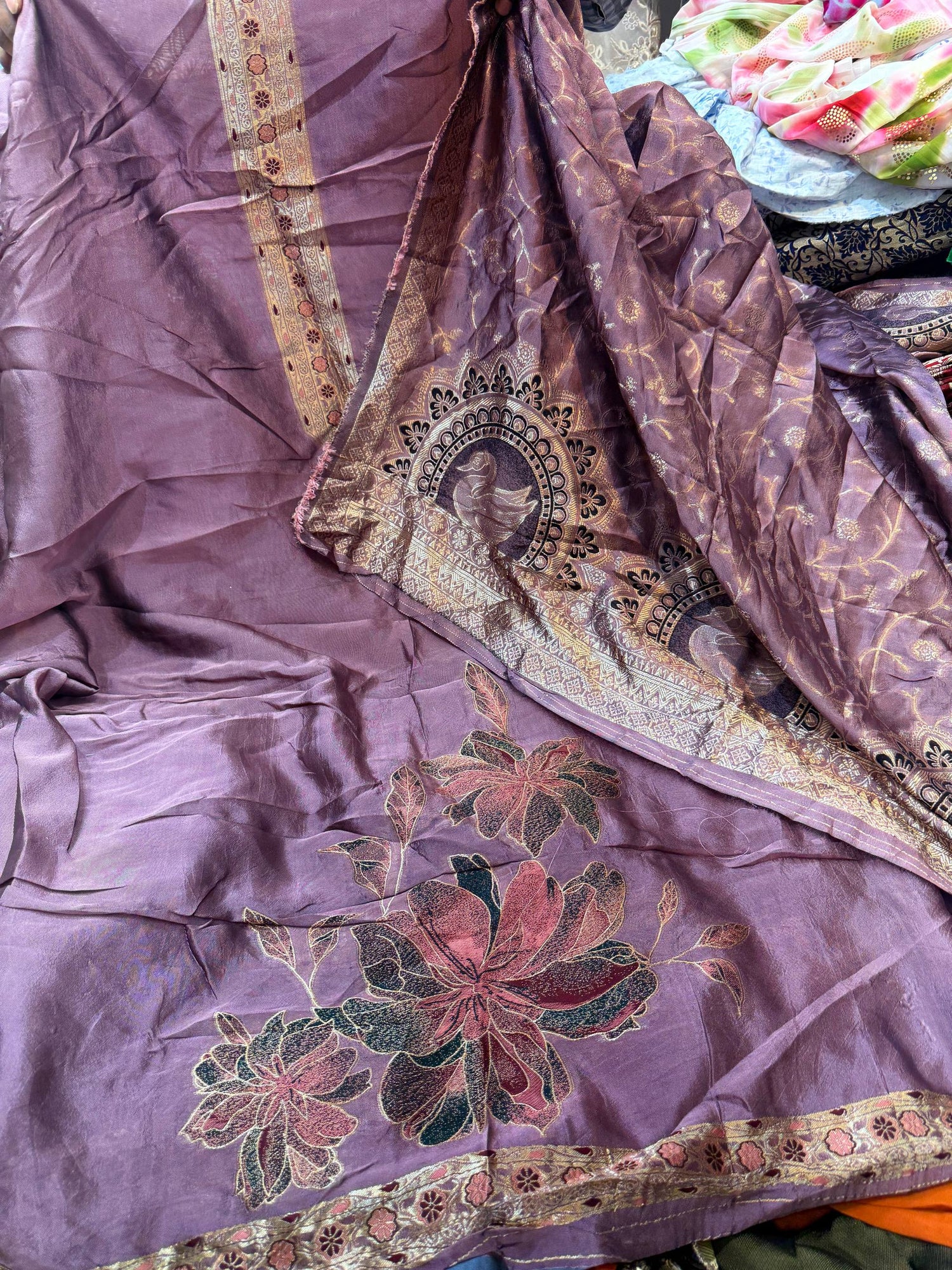 Most Premium Branded Pure Silk Kurta With Dupatta Set