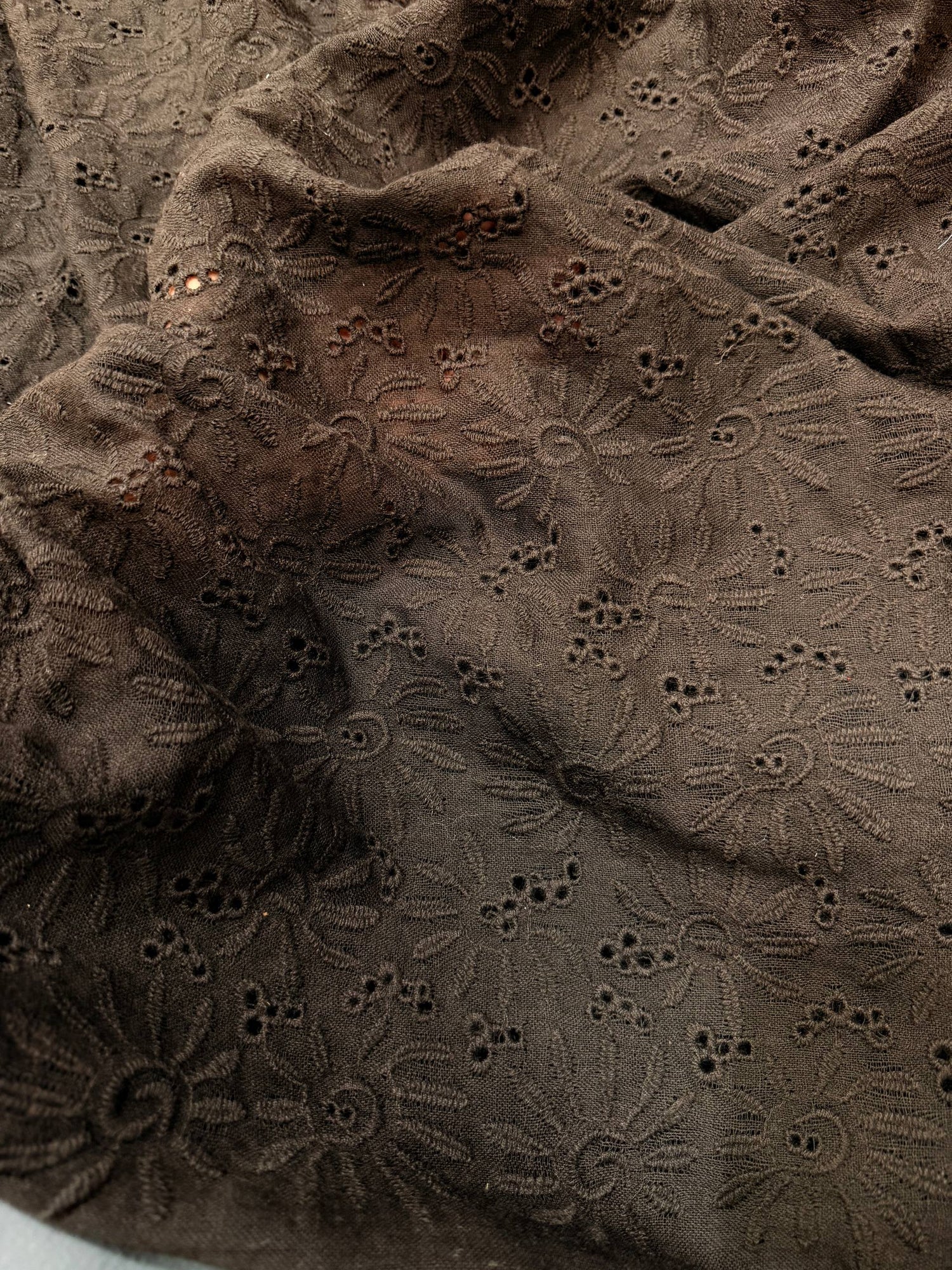 Most Premium Pure Hakuba Chikankari LINEN COTTON Fabric (Big WIDTH!!)