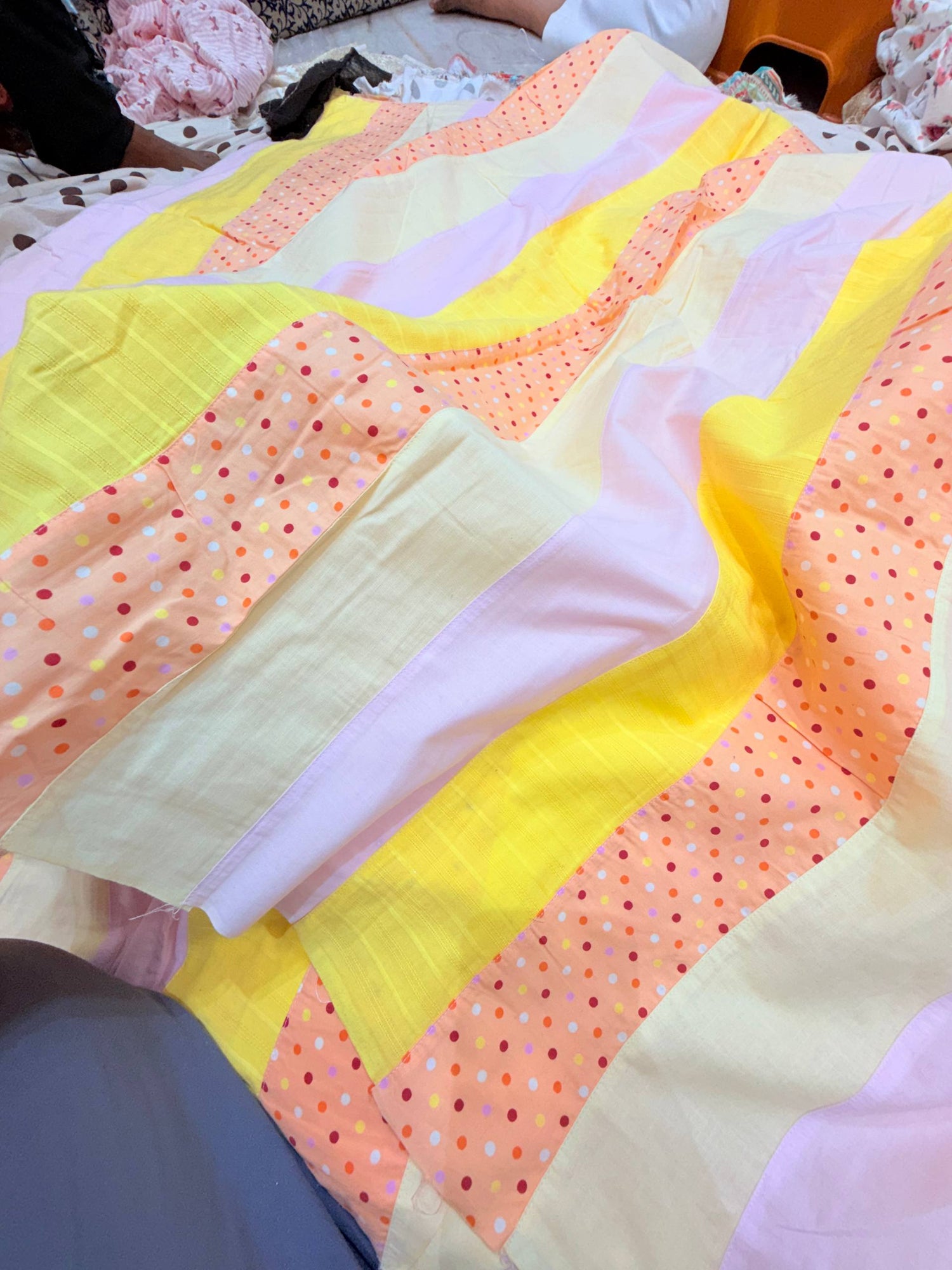 Most Premium Pacth Work Embroidery Pure Cotton FABRIC
