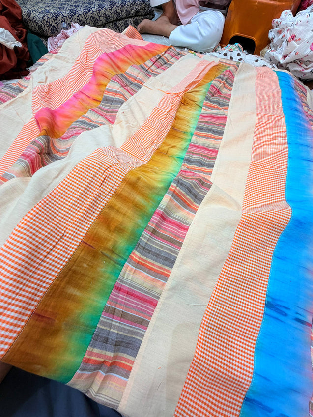 Most Premium Pacth Work Embroidery Pure Cotton FABRIC