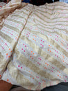 Most Premium Pure Silk Meena Kari Zari Work (Dyeable Also)