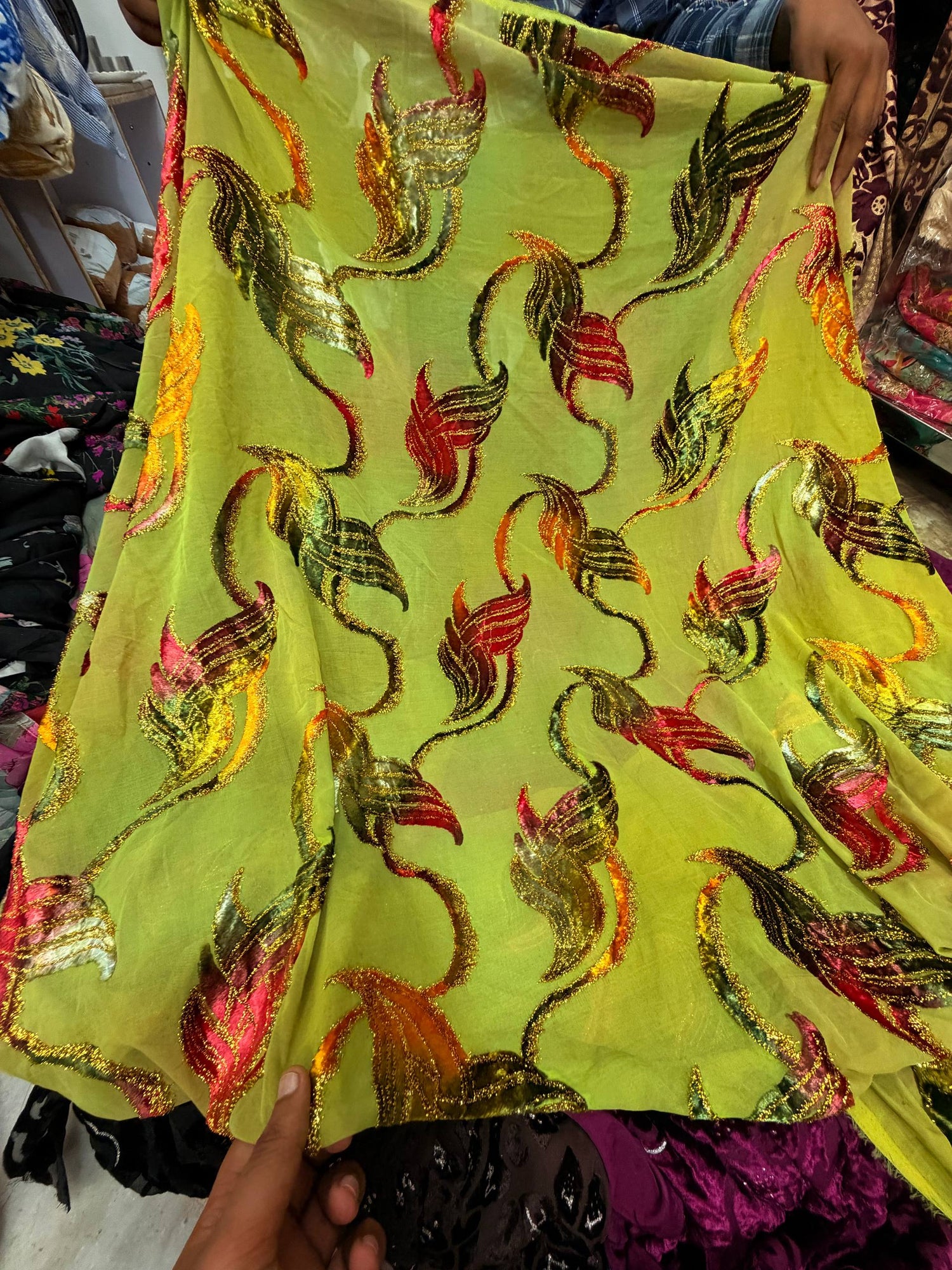 Most Premium Imported China Plachi Brasso (Kurti Size Cut)