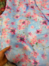 Most Premium Pure Mul Chanderi Cotton Printed Fabric (Big WIDTH!!)