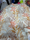 Most Premium BRANDED Pure LINEN SATIN Cotton PRINTED FABRIC (Big WIDTH!!)