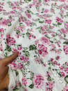 Most Premium Pure Cotton Hakuba Chikankari Printed Fabric (Big WIDTH!!)