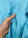 Most Premium Pure Modal Cotton Satin FABRIC (Big WIDTH!!) - CLAY BLUE