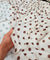Most Premium Pure Polka Dots Linen Cotton PRINTED FABRIC (Big WIDTH!!)