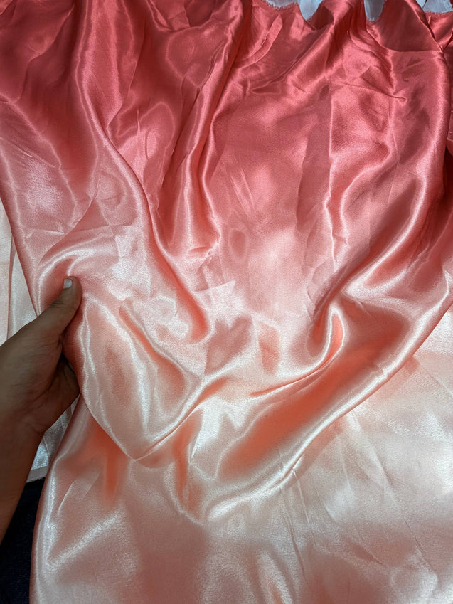 Most Premium Pure Modal Satin Fabric OMBRE Printed
