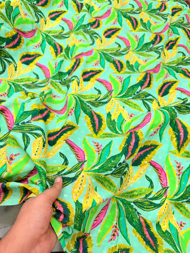 Most Premium Pure Cotton Dobby  FABRIC PRINTED