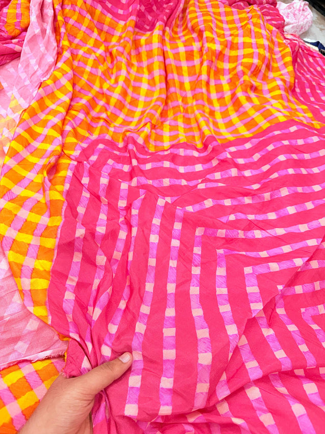 Most Premium BRANDED Pure Muslin Cotton PRINTED FABRIC