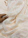 Most Premium Fine Zari Weaving On Pure Georgette FABRIC (Big WIDTH!!)