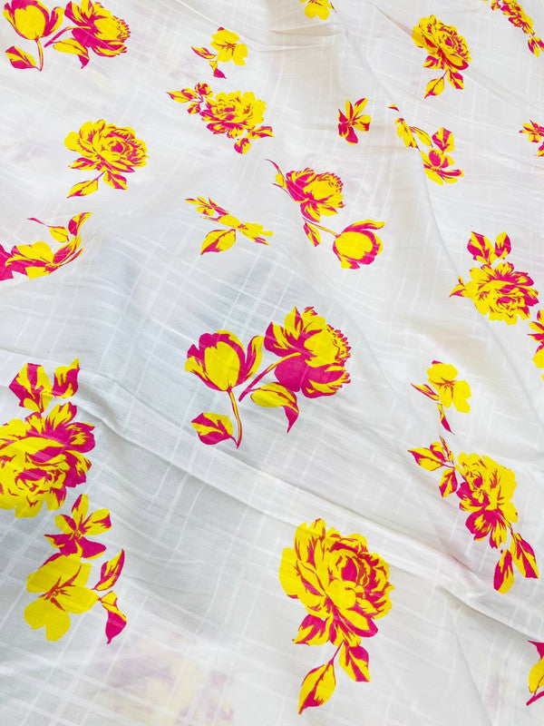 Most Premium Dobby Pure Modal Cotton Printed FABRIC (Big WIDTH!!)