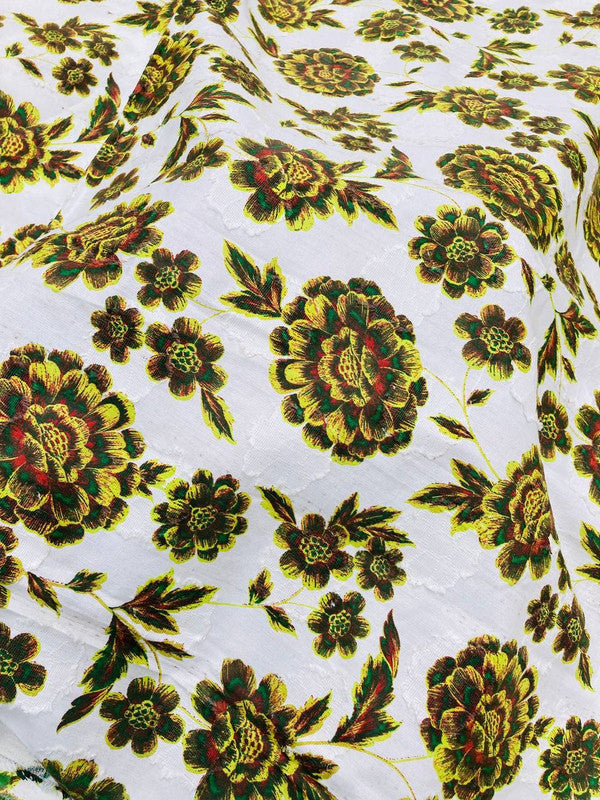 Most Premium Dobby Pure Camric Cotton Printed FABRIC (Big WIDTH!!)