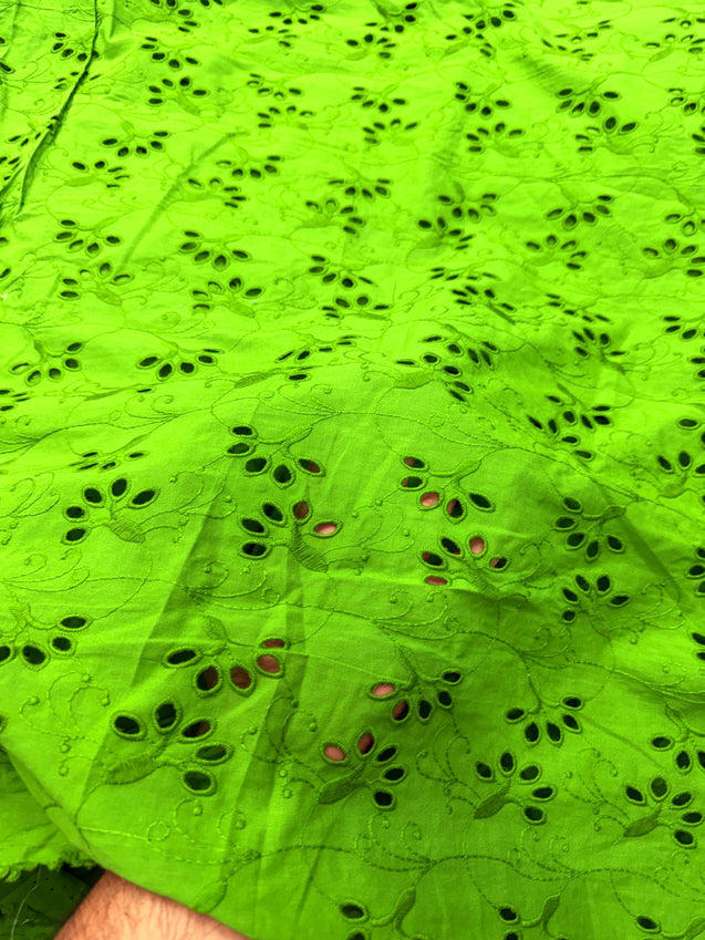 Most Premium Pure Cotton Hakuba Chikankari Fabric (Big WIDTH!!)
