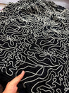 Premium Fine 3D Dori Work With Chikan On Pure Cotton FABRIC (Big WIDTH!!)