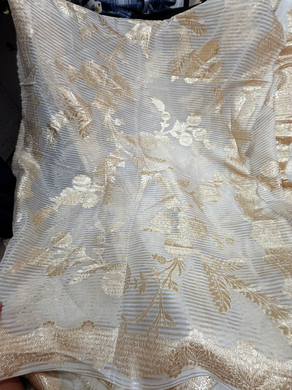 Most Premium Kanjivaram Banarasi Silk Dupatta (Full Size) - DYEABLE Also