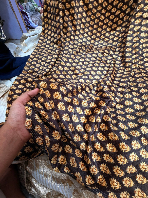 Most Premium Imported China Velvet FABRIC Printed (Kurti Cut Size)