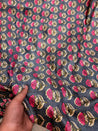 Most Premium Imported China Velvet FABRIC Printed (Kurti Cut Size)