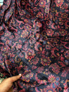 Most Premium Imported China Velvet FABRIC Printed (Kurti Cut Size)
