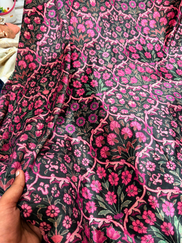 Most Premium Imported China Velvet FABRIC Printed (Kurti Cut Size)