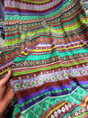 Most Premium Imported China Velvet FABRIC Printed (Kurti Cut Size)