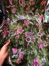 Most Premium Imported China Velvet FABRIC Printed (Kurti Cut Size)