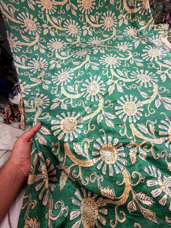 Most Premium Imported China Velvet FABRIC Printed (Kurti Cut Size)