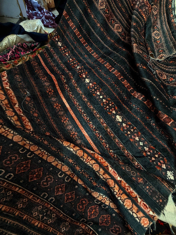 Most Premium Imported China Velvet FABRIC Printed (Kurti Cut Size)