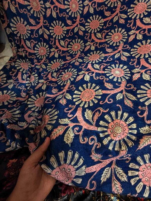 Most Premium Imported China Velvet FABRIC Printed (Kurti Cut Size)