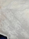 Premium Fine 3D Dori Work With Chikan On Pure Cotton FABRIC (Dyeable Also)