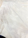 Premium Fine 3D Dori Work With Chikan On Pure Linen Cotton FABRIC (Big WIDTH!!)