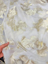 Most Premium Fine Zari Weaving On Pure Georgette FABRIC (Dyeable Also)