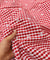 Most Premium Pure Fine Thread Embroidery On Checks Cotton FABRIC (Big WIDTH!!)
