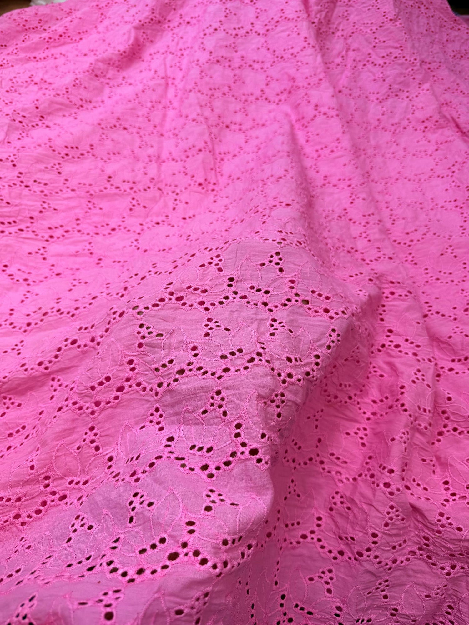Most Premium Pure Cotton Hakuba Chikankari Fabric (Big WIDTH!!)