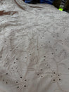 Premium Fine 3D Dori Work With Chikan On Pure Cotton FABRIC (Big WIDTH!!)