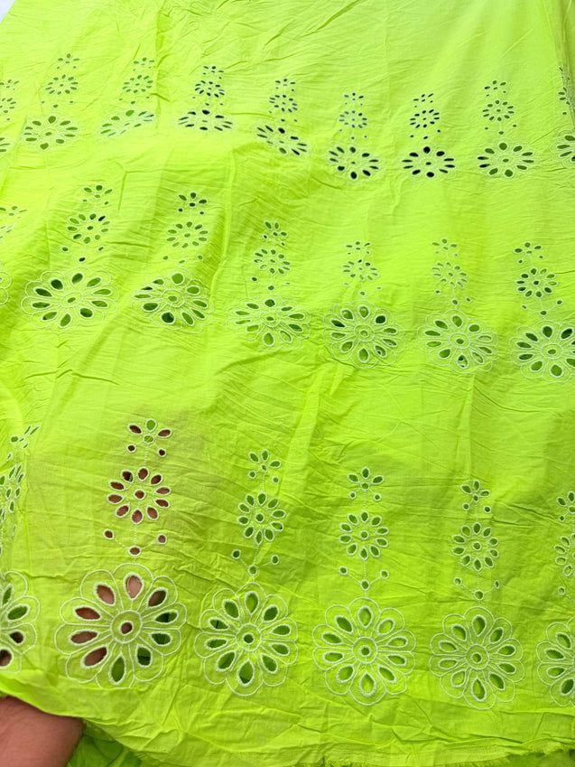 Most Premium Pure Cotton Hakuba Chikankari Fabric (Big WIDTH!!)