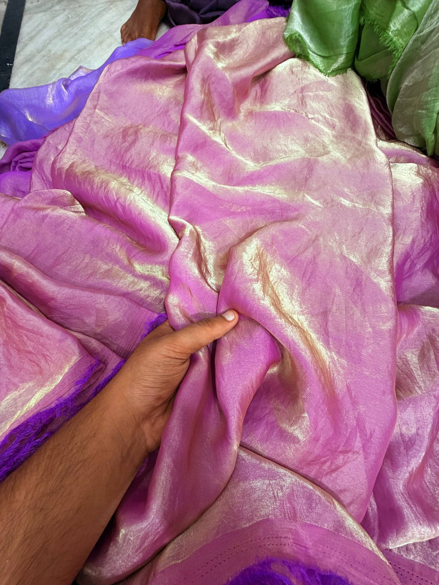 Premium Pure Fendy SILK FABRIC