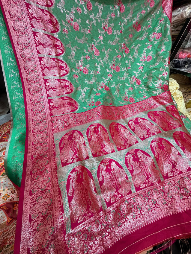 Most Premium Pure Kanjivaram Silk Sarees (Complete Saree With Blouse)