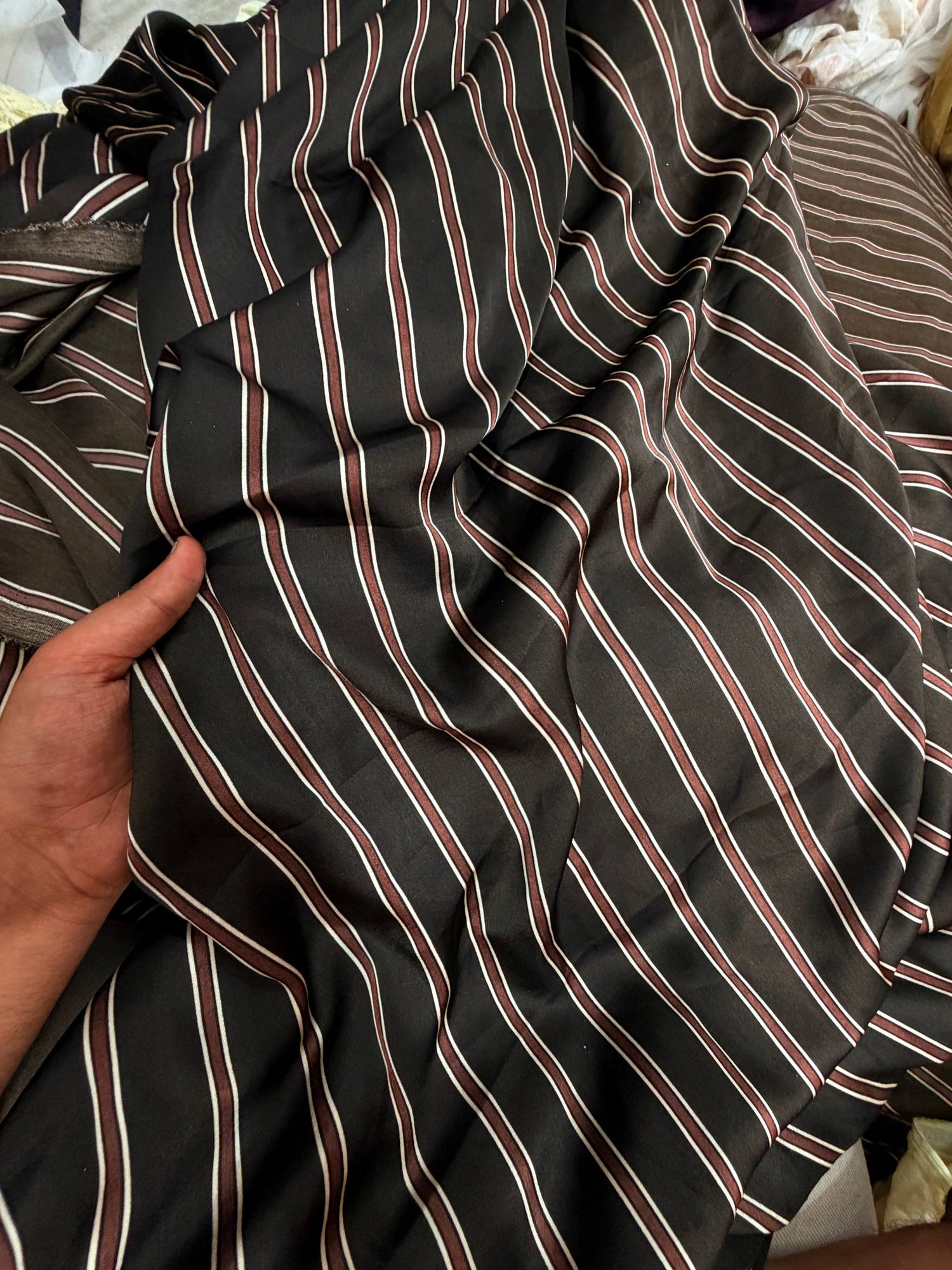 Premium Imported Quality Printed Modal Armani Satin FABRIC (Big WIDTH!!)
