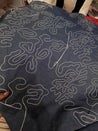 Premium Chikankari Embroidery On Pure Denim FABRIC (Big WIDTH!!)