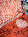 Most Premium Branded Pure Silk Kurta With Dupatta Set