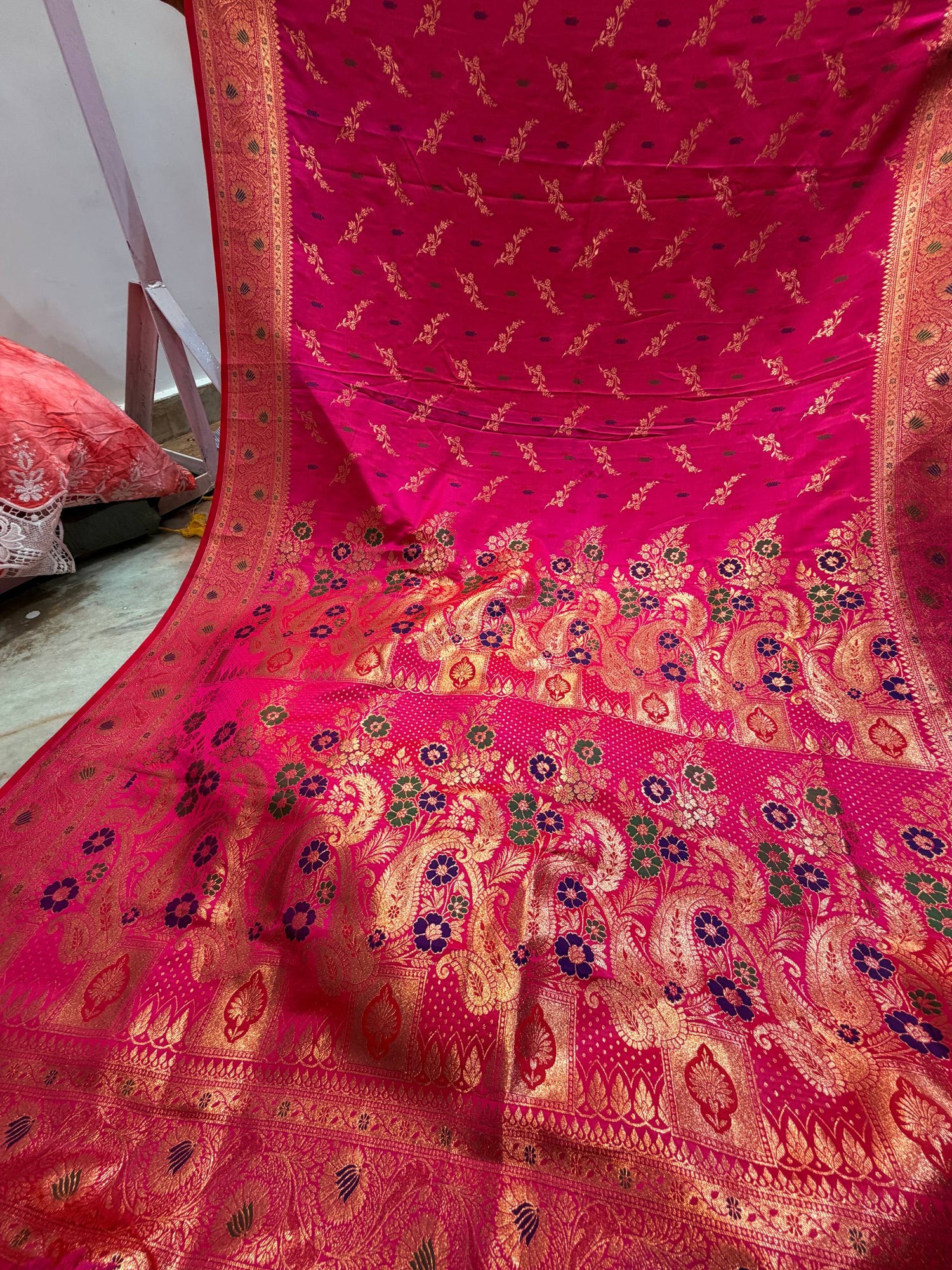 Most Premium Pure Kanjivaram Silk Sarees (Complete Saree With Blouse)