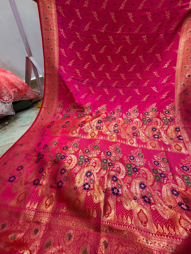 Most Premium Pure Kanjivaram Silk Sarees (Complete Saree With Blouse)