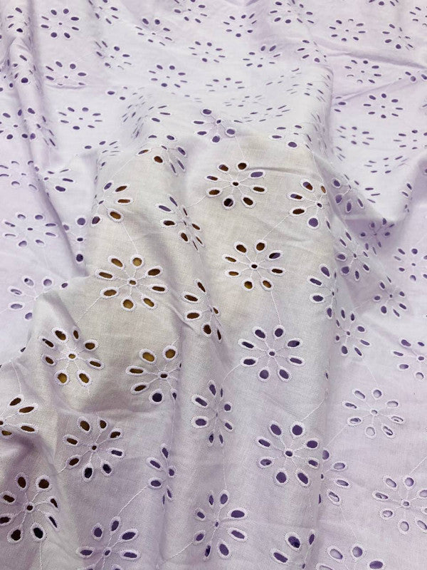 Most Premium Pure Cotton Hakuba Chikankari Fabric (Big WIDTH!!)