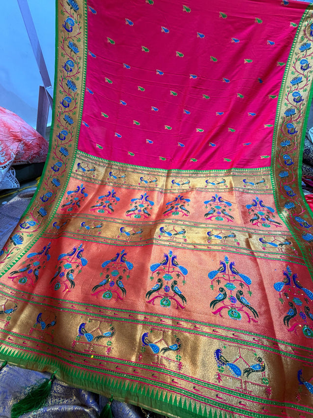 Most Premium Pure Kanjivaram Silk Sarees (Complete Saree With Blouse)