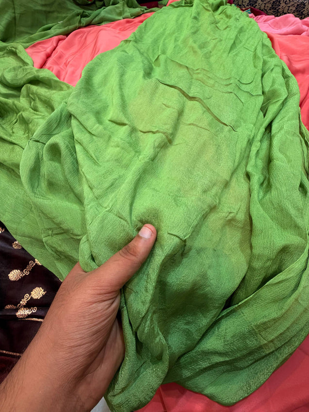 Most Premium Pure Natural Chinon Chiffon FABRIC
